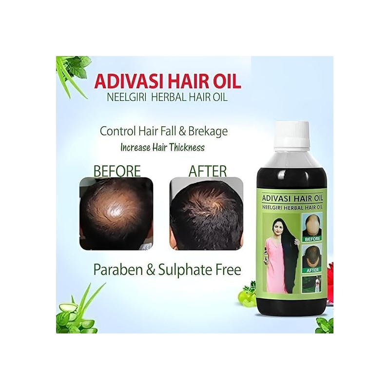Generic Generic Original Adi.vasi Hair Growth Oil 200 ML Ayurvedic