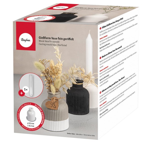 Rayher Craft Accessories, Grey, Base Diameter 8.3 cm, Height 9.5