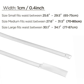 Babeyond Women's Decorative Metal Belt, Thin, Elastic Waist Strap, Stretchy Belt for Dresses - F-silver, size: m