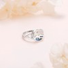 Mustard Seed Mountain Rings for Women 925 Sterling Silver Mountain