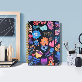 2025 Monthly Weekly Planner, 1 Year Monthly Planner 12 Months Appointment Book Agenda & Large Size Monthly Calendar Schedule Organizer (color B)