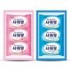 무궁화 샤워랑 화이트 핑크 프로랄 세수 비누 130g 3개입 Mugunghwa Shower and White Pink Floral Face Soap 130g, Set of 3