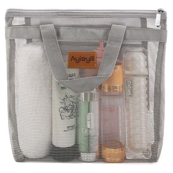1 Pcs Shower Mesh Caddy Bag Quick Dry Hanging Toiletry