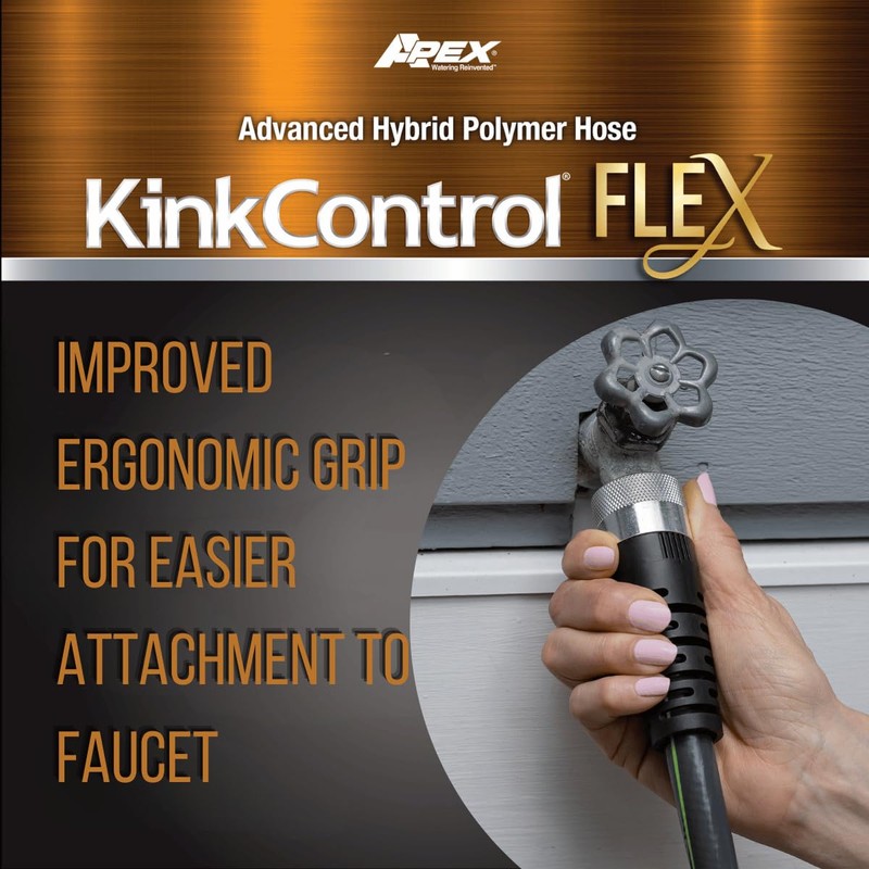 Kink Control Flex Advanced Hybrid Hose - 50 Ft Outdoor