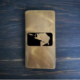 Unbranded Bass Fishing Rodeo Wallet Cowboy Western Buffalo Leather Premium Outdoor NEW