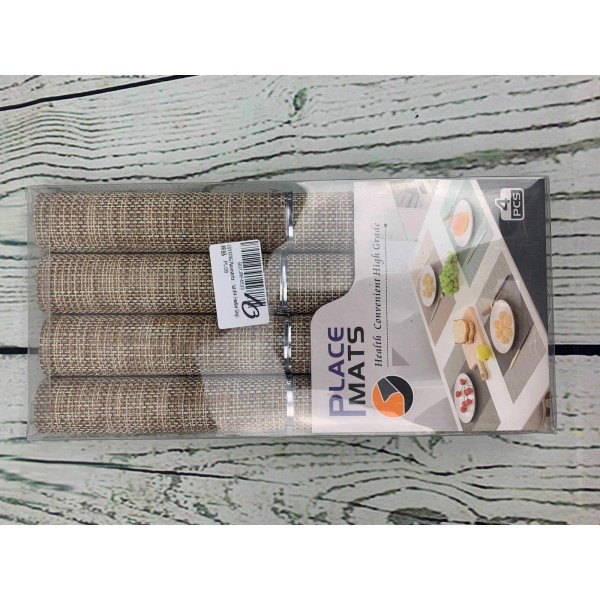 Placemats Dining Stain Heat Resist Washable Woven NonSlip Set of