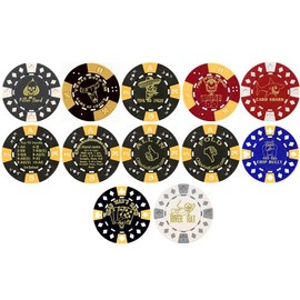 10 Card Cover Guard Poker Chips