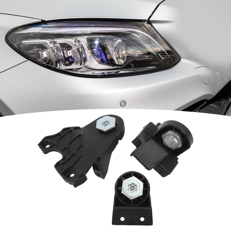 3PCS Headlight Bracket Repair Kit Stable Long Lasting Use A2058200514