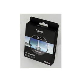Hama UV Filter 62 mm Wide (Lens Filter, Protective Filter with NMC16 Coating, Photo UV Filter, Ultra Thin, Camera Filter with Nano Coating, Includes Filter Box)