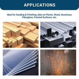 Benchmark Abrasives 8" Premium Aluminum Oxide No Hole PSA Discs, Self Adhesive Random Orbital Sander Discs for Sanding Polishing on Metal Wood Fiberglass (10 Pack) - 120 Grit