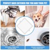 50pcs Disposable Drain Hair Catcher Prevent Clogging Waterproof Shower Drain