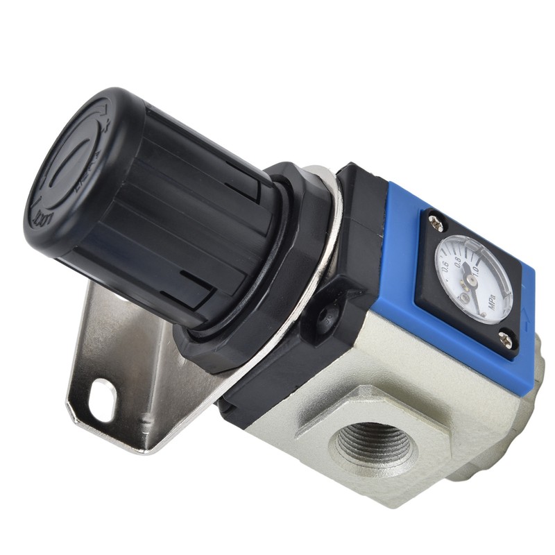 Air Compressor Regulator Aluminum Alloy Pressure Regulating Valve with Gauge