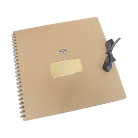 Scottish Flag Large 12" x 12" Scrapbook Spiral Bound & Free Engraving 490