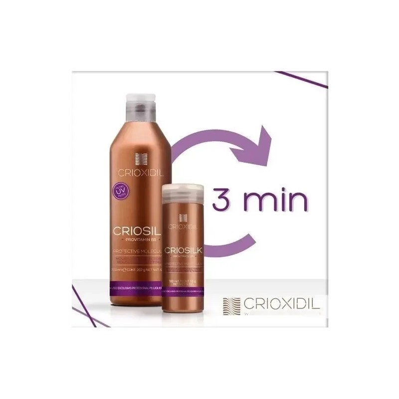 Tratamiento Criosilk Crioxidil 300ml Reparación En 3 Minutos