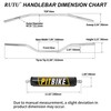 Motorcycle Handlebars 7/8 Inch,RUTU Universal Dirt Bike Handle Bar with