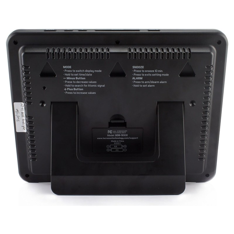 La Crosse Technology C86279 Atomic Full Calendar Clock with Extra