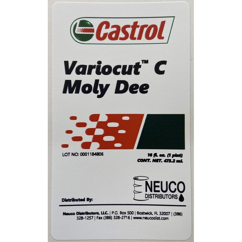 Castrol 05226-CTCP Variocut C Moly Dee High Performance Tapping Fluid