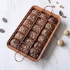 Brownie Pan, Non Stick Brownie Pans With Dividers, 18 Pre-slice