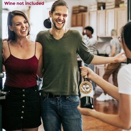 Jolette Designs Wine Gifts for Women - Best Gifts for Wine Lovers - Wine Lover Gifts for Women - Wine Ornaments for Christmas Tree - Wine Gifts for Womens Birthday - Funny Wine Gifts - Wine Bar Décor