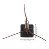 SHINEOFI 2 Sets DIY Wall Clock Movement Replacement Kit High