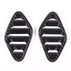Ynei ABS Carbon Fiber Dashboard Air Vent Cover Trim Fits