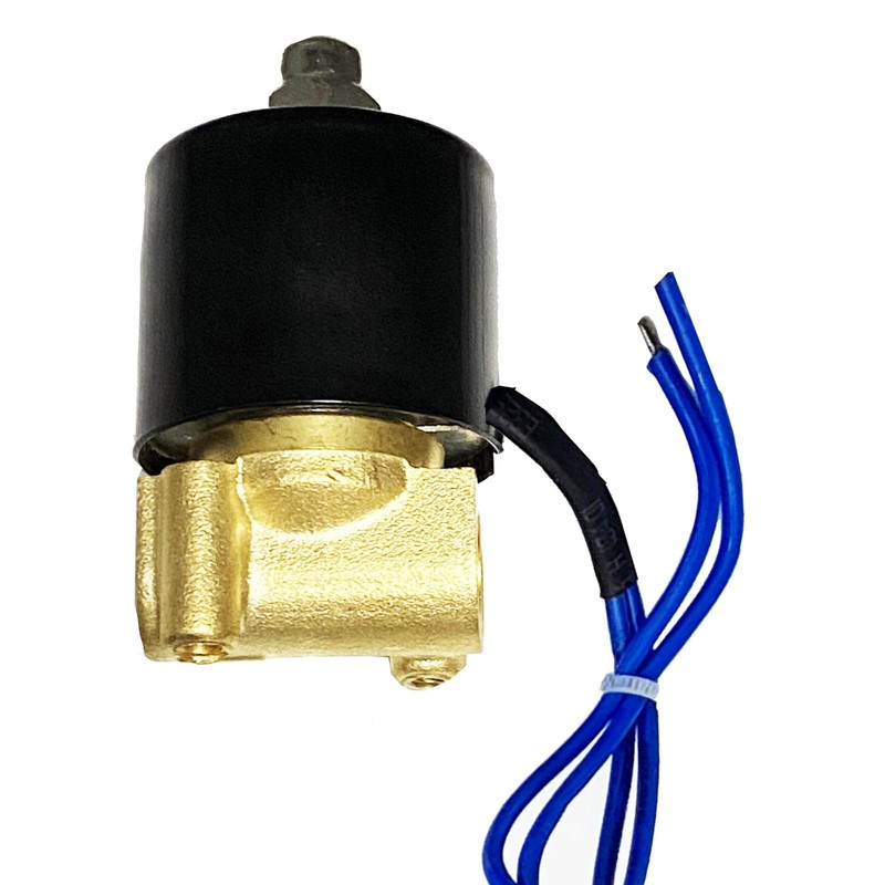1/4" NPT Brass Electric Solenoid Valve 12V DC Normally Closed