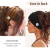 Huachi Button for Mask Women Nurses Headband No Slip Elastic