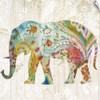 CANVAS ON DEMAND Boho Paisley Elephant II Wall Decal, Elephant