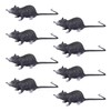 FDGGT 8 Pieces Simulated Mice Black Mouse Models Plastic Mouse