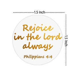 Jesus Faith Bible Verse Stickers, 1.5 Inch Gold Foil Christian Christmas Religious Inspirational Scripture Quote Stickers, 120 Pcs
