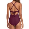 Eomenie Traje de baño de una pieza para mujer, con