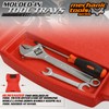 M-AUTO Mechanic Plastic Creeper with Dual Tool Trays, 48" Ergonomic