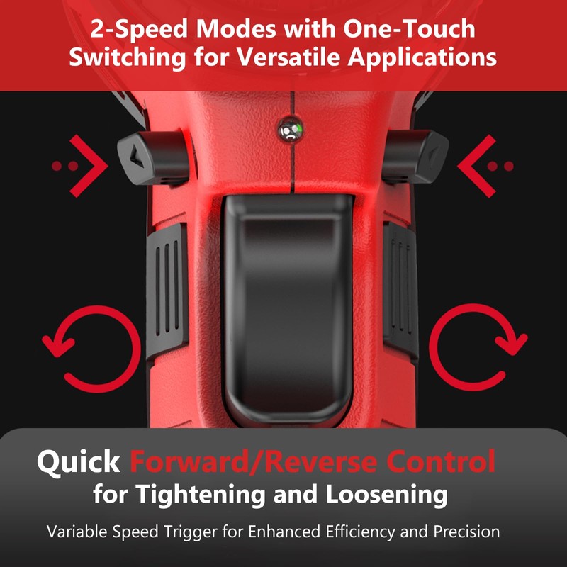 20V Cordless Drill, Electric Power Drills Kit with Battery and