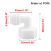 Qrity 1 PCS Water Purifier Elbow Connector, 3/4" BSP Female