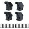MORFUM 4PCS RC Aluminum Lower Shock Link Mount Shock Suspension