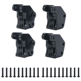 MORFUM 4PCS RC Aluminum Lower Shock Link Mount Shock Suspension Linkages Front Rear Axle Link Shock Mount for Axial Wraith 90048 1/10 RC Crawler Car Upgrade Parts