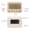 Woodgrain Kitchen Timer, Accurate User Friendly Studying Timer with Learning