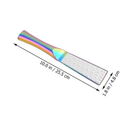 Baluue 1pc Dual-sided Foot Exfoliator for Callus Removal Portable Foot Rasp Tool for Men and Women Dead Skin Remover for Home and