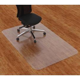 Amyracel Office Chair Mat for Hardwood Floor, 30” x 48” Clear Desk Chair Mat for Hard Floors, Easy Glide Office Floor Mat for Hardwood Floor