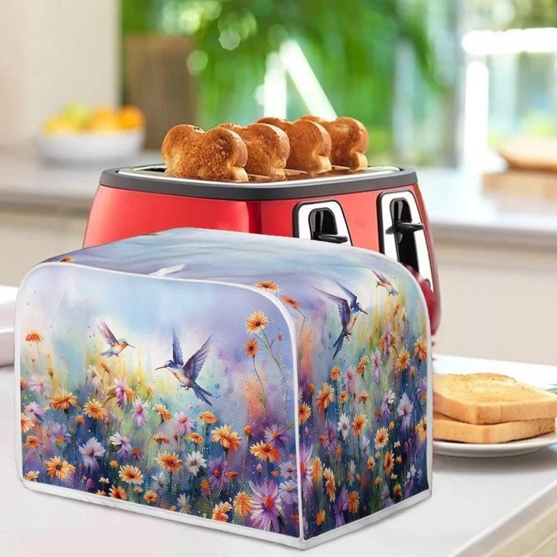 NETILGEN 4 Slice Toaster Cover with Top Handle Design, Universal
