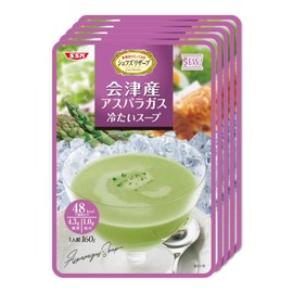 SSK Shimizu Foods Chef's Reserve Aizu Asparagus Cold Soup, 5.6 oz (160 g) x 5 Packs