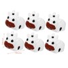 Mipcase 35pcs Miniature Cow Figurines Animal Models for Moss Landscape