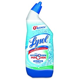 LYSOL Brand 85020CT Toilet Bowl Cleaner with Hydrogen Peroxide, 24oz Angle-Necked Bottle (Case of 12 Bottles)