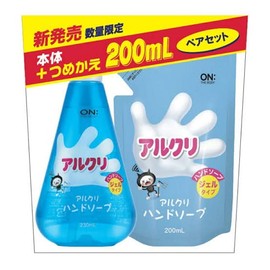 Toiletry Japan Arculi Hand Soap, Gel Type, Lemon, 8.1 fl oz (230 ml) + Refill, 7.8 fl oz (200 ml)
