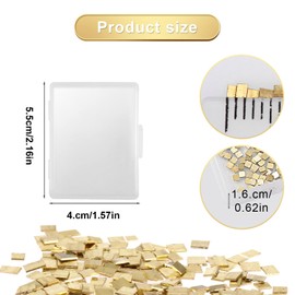 14k Yellow Gold Solder, 1x1mm 0.5 Gram (0.32DWT) about 200pcs 14k Gold Solder Ultra Tiny Easy Solder for Jewelry Repair Electronic Solder (E Solder)