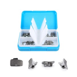 ELIJAH Dental Orthodontic Buccal Tubes Orthodontic Bracket Buccal Tube Non-Convertible Single Tube Roth MBT Dentistry ToolsColor: 0.022 1st ROTH