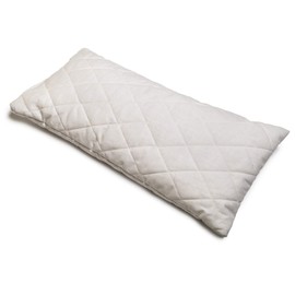 GIRAFFENLAND Ticking Quilted Fabric White Approx. 30 x 20 cm with Zip - Cover Ideal for Filling Cushions - Ticking = Empty Cushion Cover - Polyester Cotton 3-Ply
