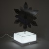 3D Metal Sheet Night Light Rotation Rechargeable Decoration 3D Night