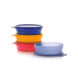 Tupperware Microwave Cereal Bowls, Set of 4