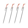 Titanium Pegs 7.9 inches (20 cm), Set of 6, Lightweight,